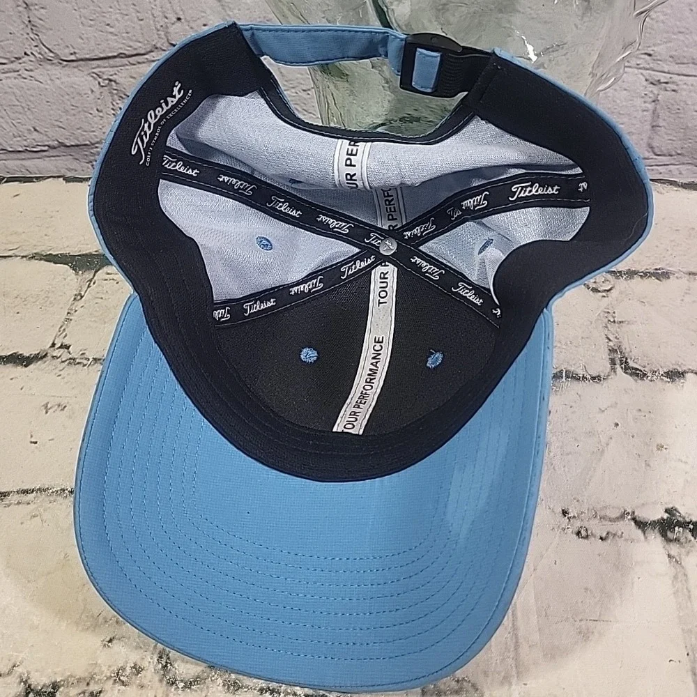 Titleist Performance Tour Golf Hat Blue‎ Ripstop Indian Wells One Size Ball Cap